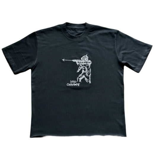 Space Man Oversized Cropped-T